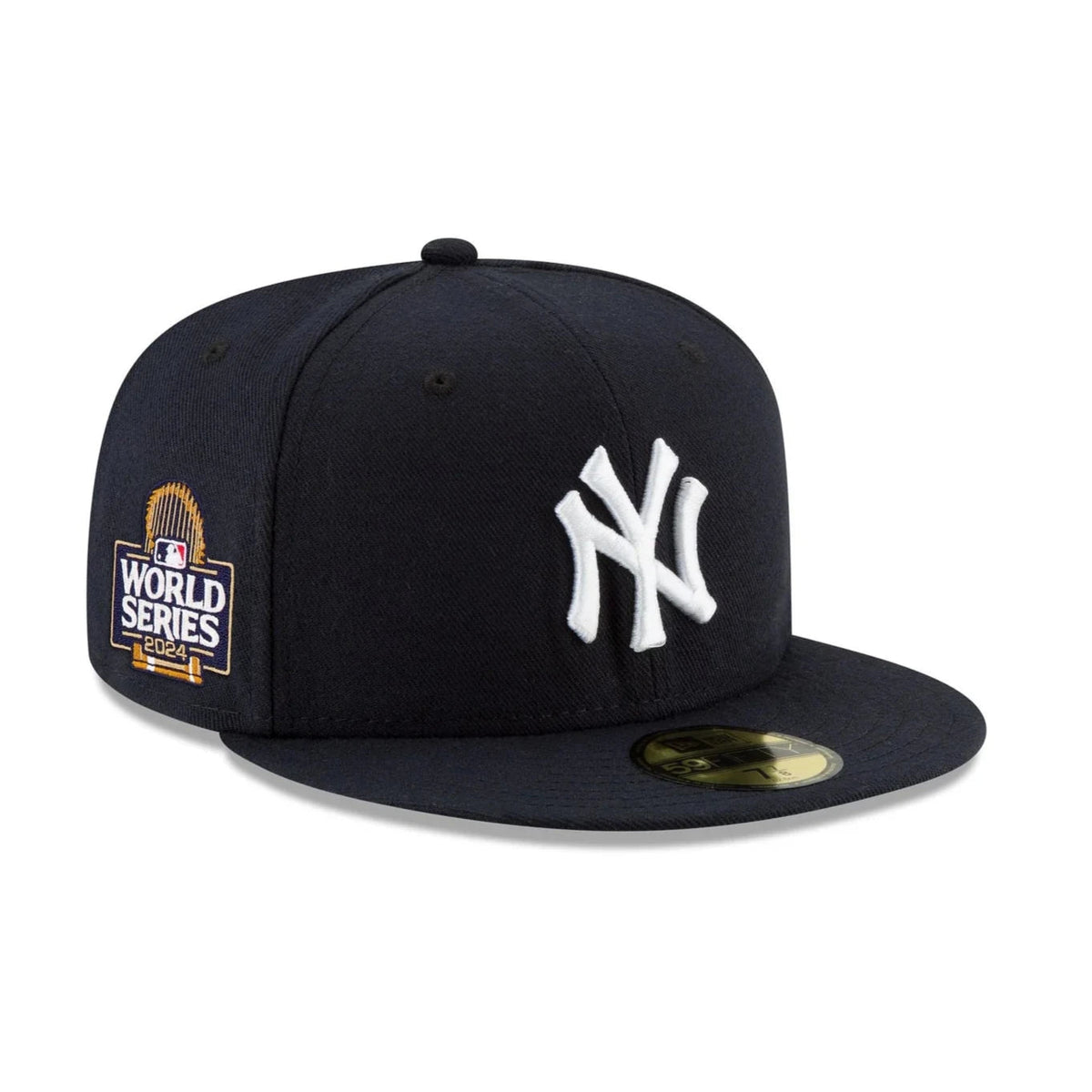 New York Yankees 2024 World Series 5950 Fitted GREY UV CAP USA NYC