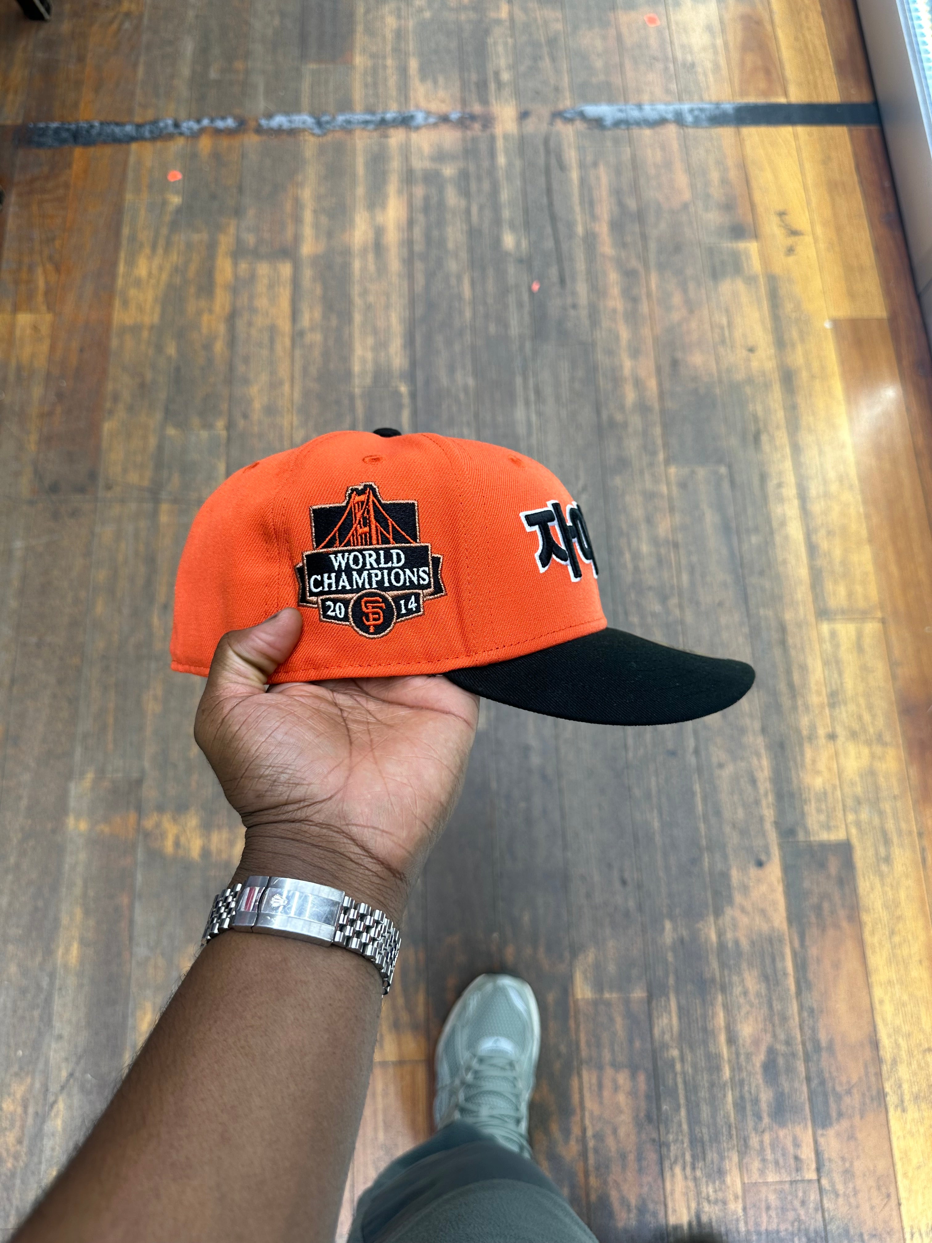 San Francisco Seoul Series South Korea Orange and Black