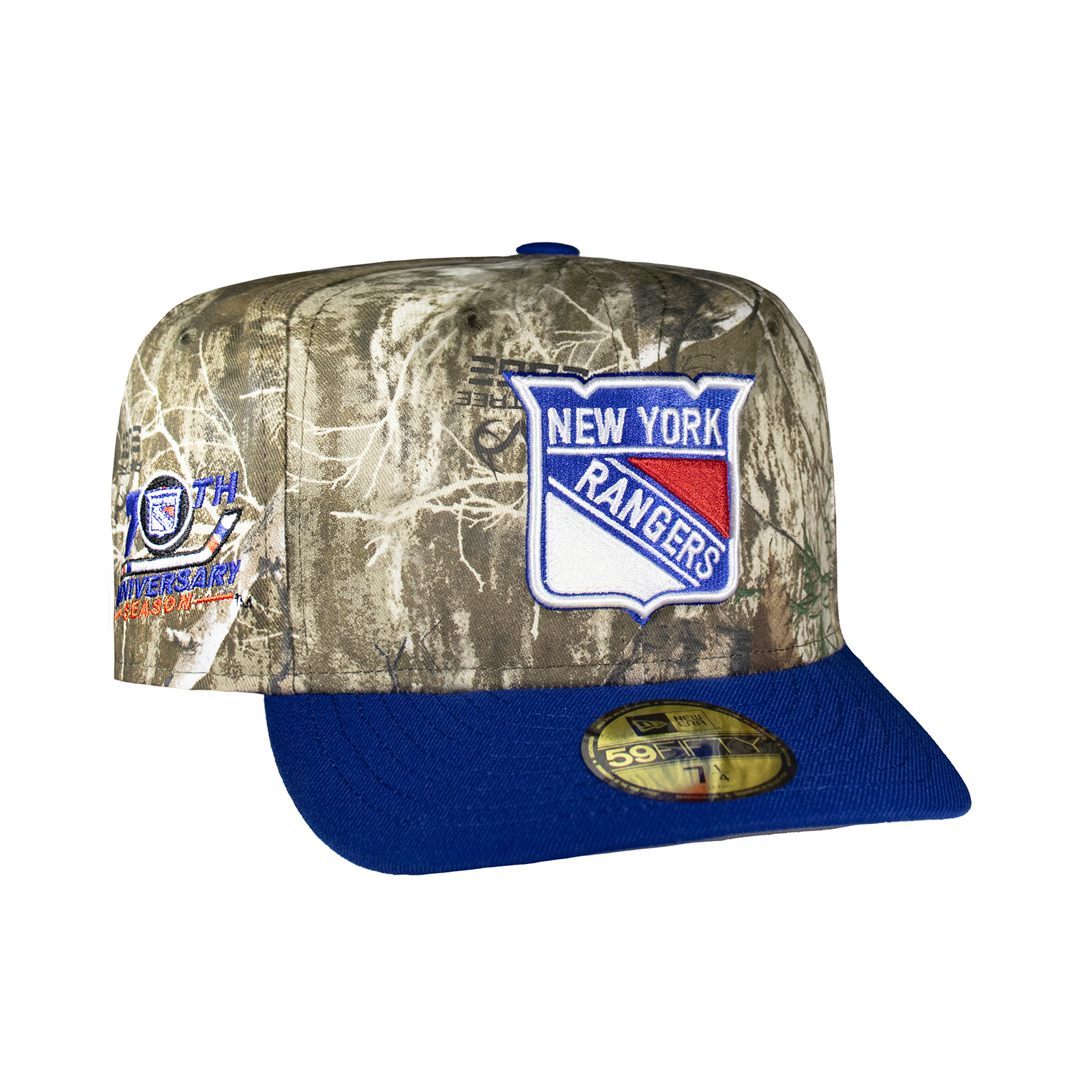 New York Rangers Real Tree and Royal Blue 10Th Seasons