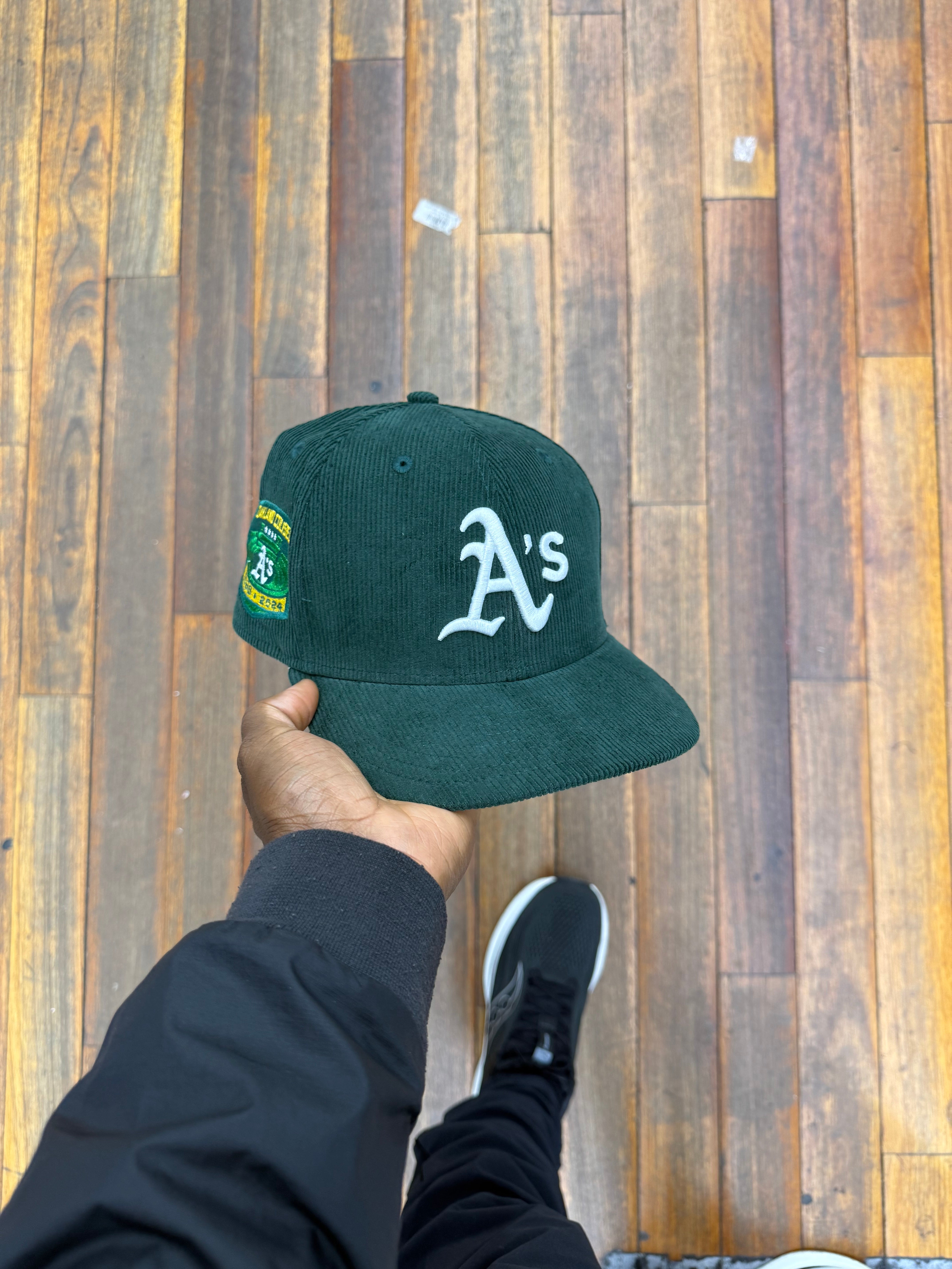 Oakland Athletics All Dark Green Corduroy Coliseum