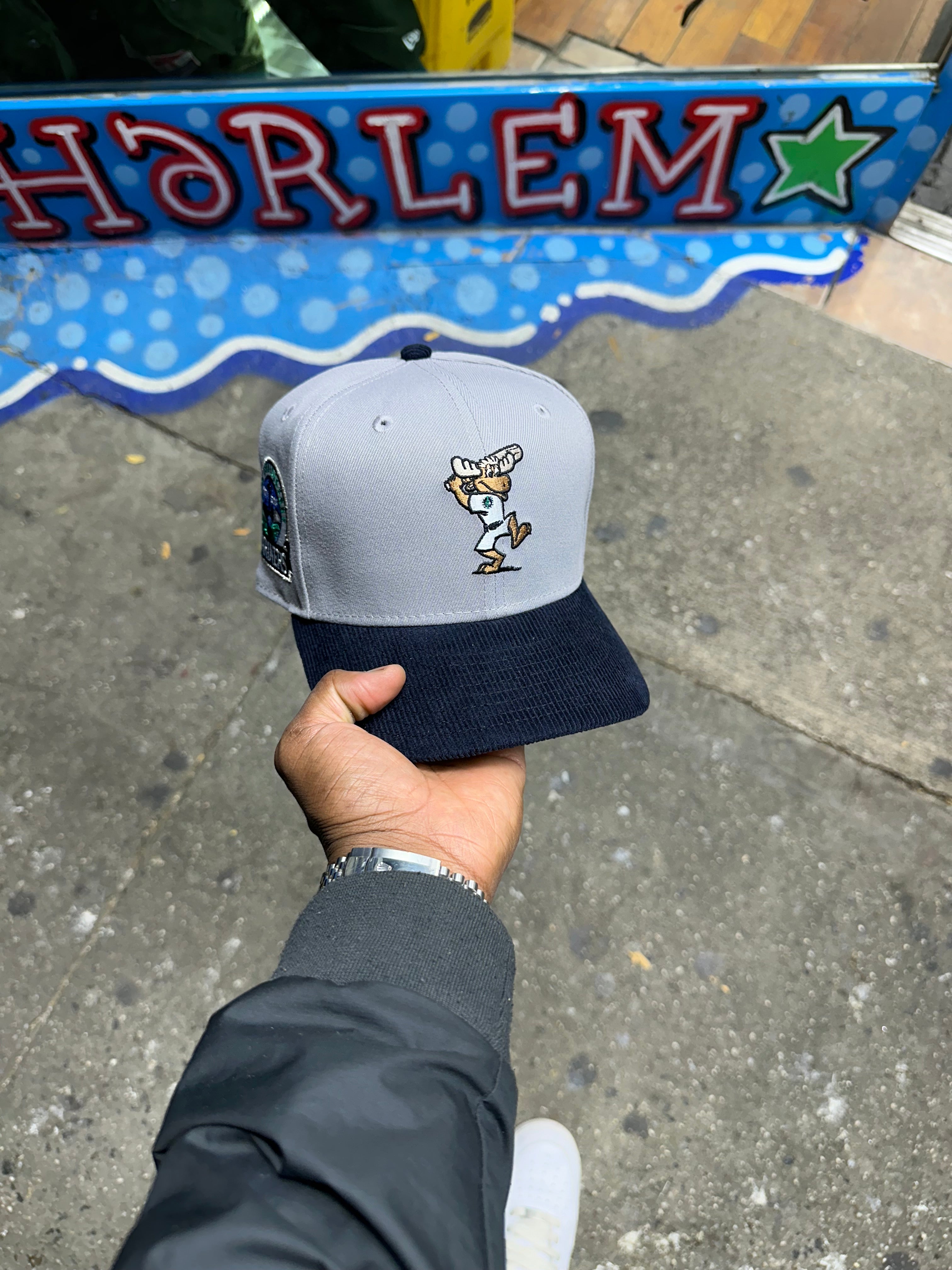 Seattle Mariners Mascot Grey and Navy Corduroy 30Th