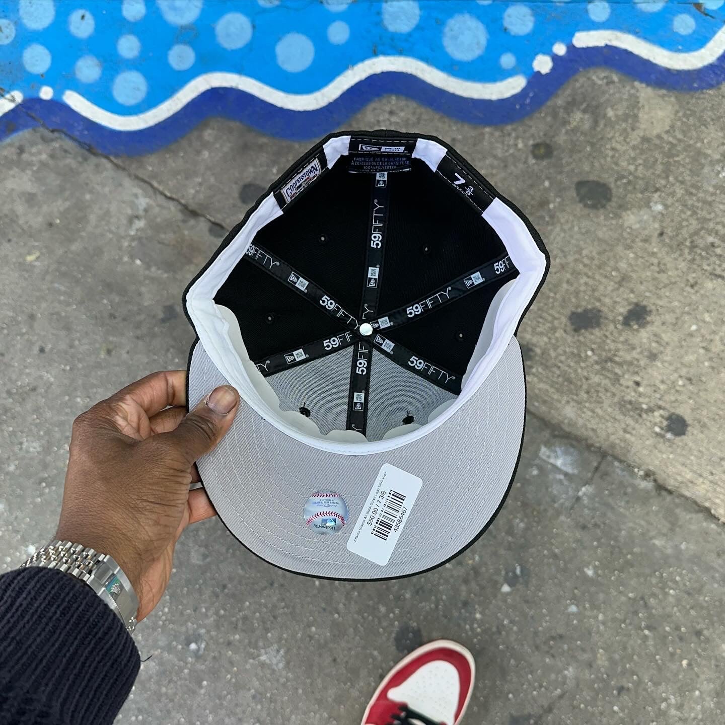 Atlanta Braves All Black Script Logo 1995 World Series