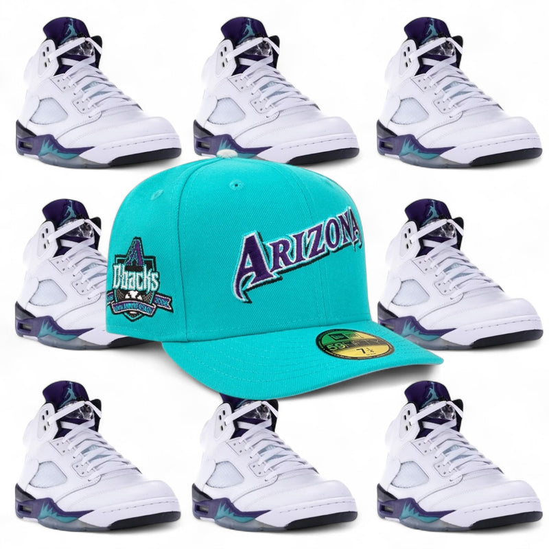 Arizona Diamond Backs All Teal Purple Logo Lavender UV