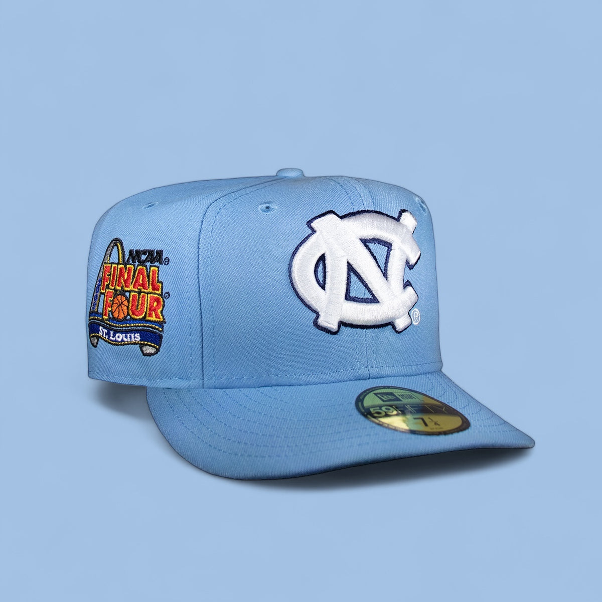 Cappellino Da Baseball North Carolina Tar Heels, Top Of The World, Fused Flex Fit, Taglia Unica, Grigio - Foto 5