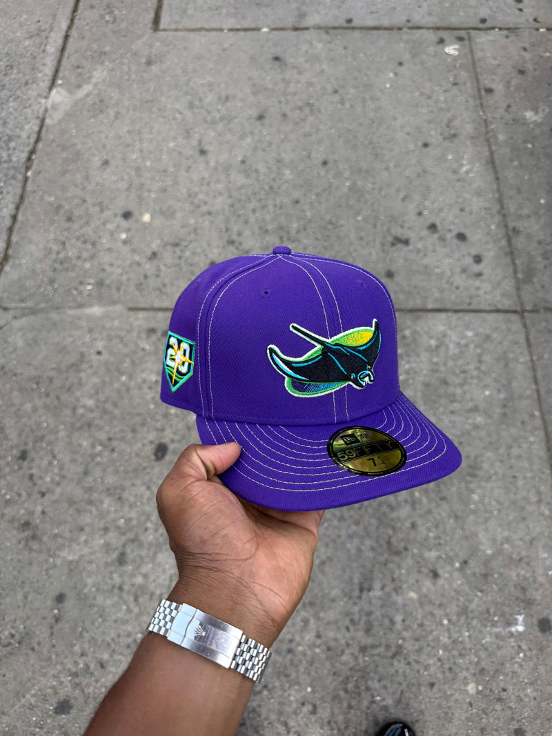 Tampa Bay Rays All Purple w/ Contrast Stich 20 Years