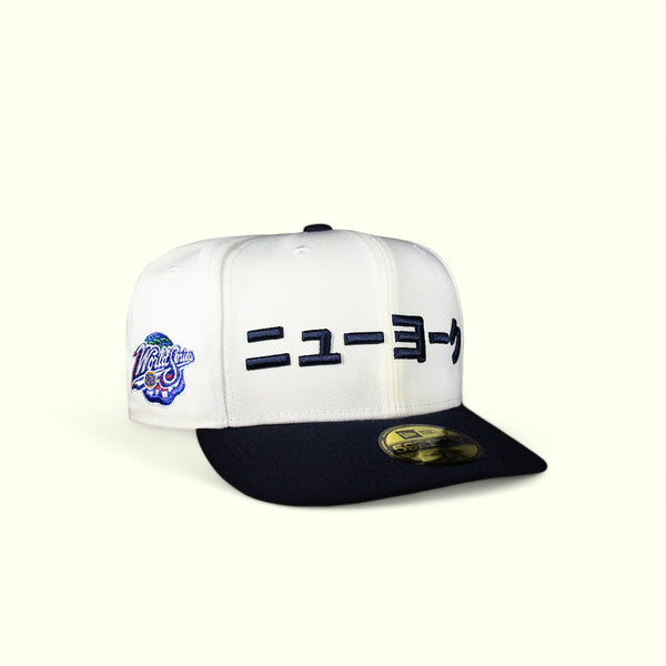 New York Yankees Katakana Chrome Creme and Blue 1998 World Series