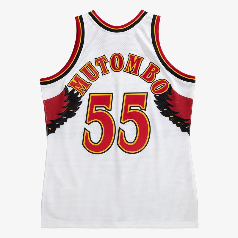 Atlanta Hawks White Mutombo Jersey