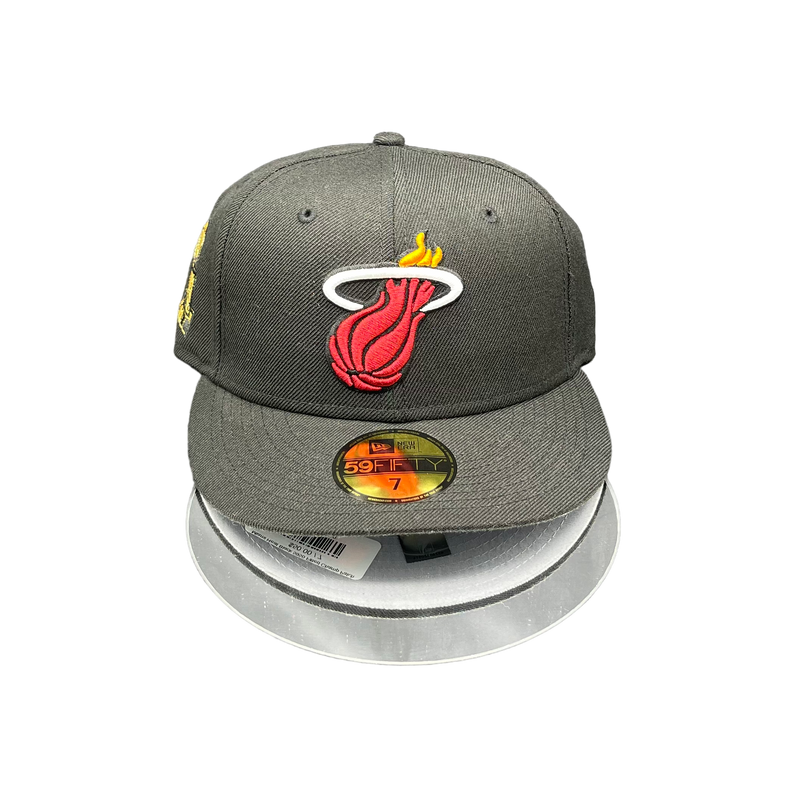 Miami Heat Black 5950 Fitted Champ Patch