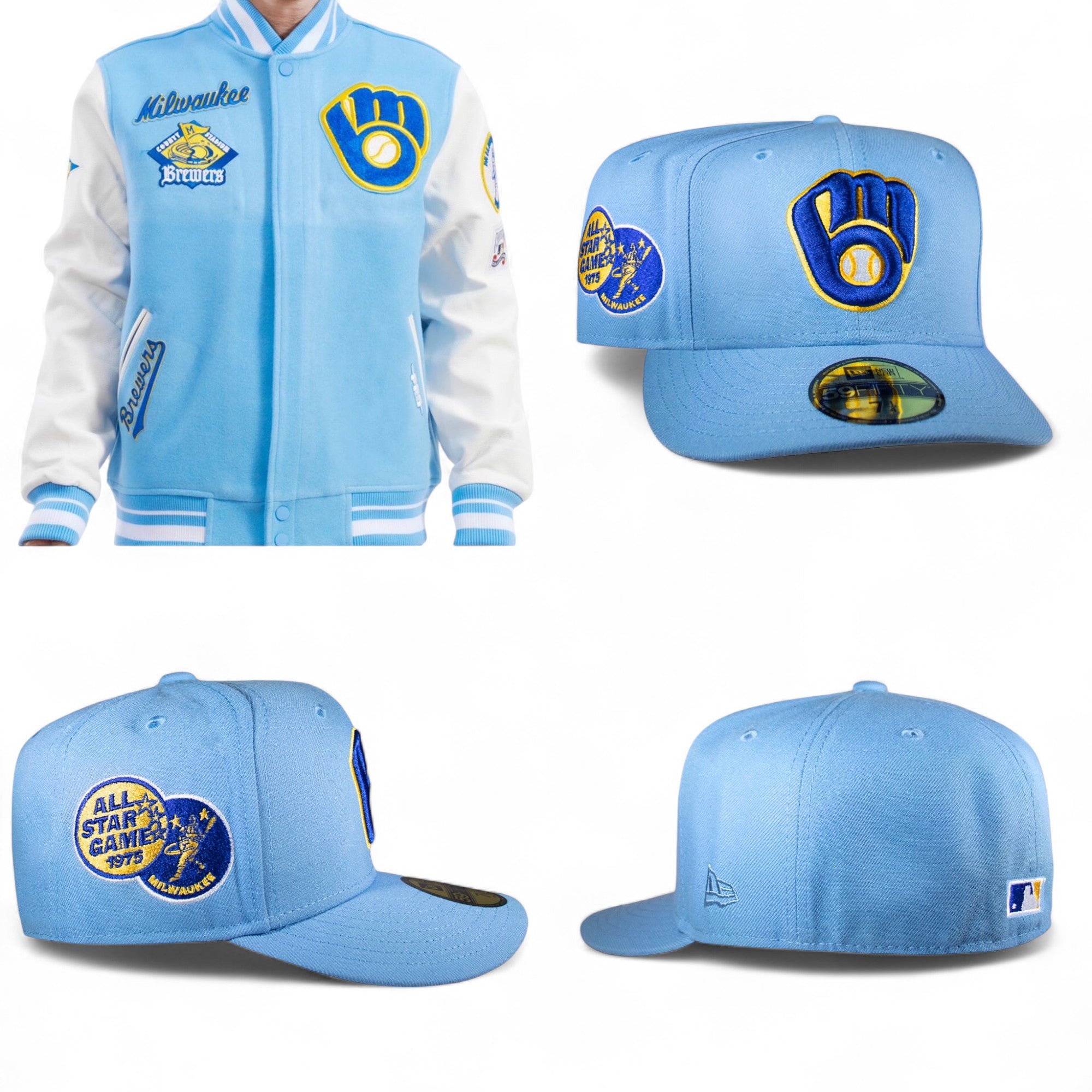 Milwaukee Brewers All Sky Blue 1975 All Star Game