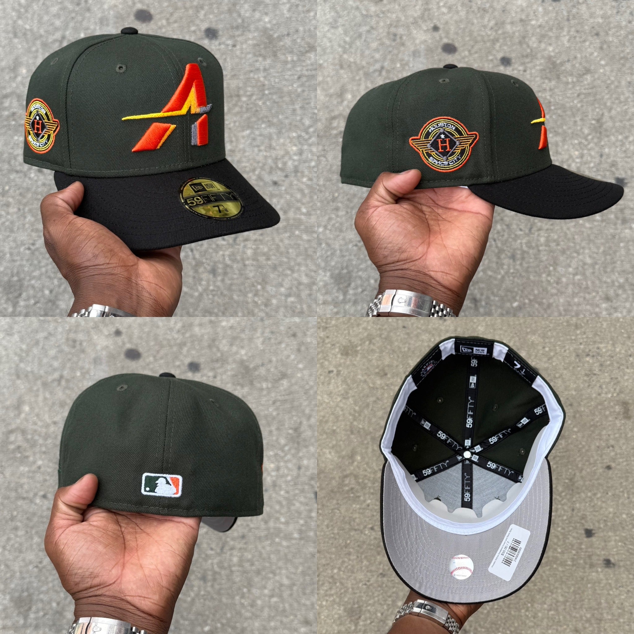 Houston Astros Seaweed Green and Black Space City