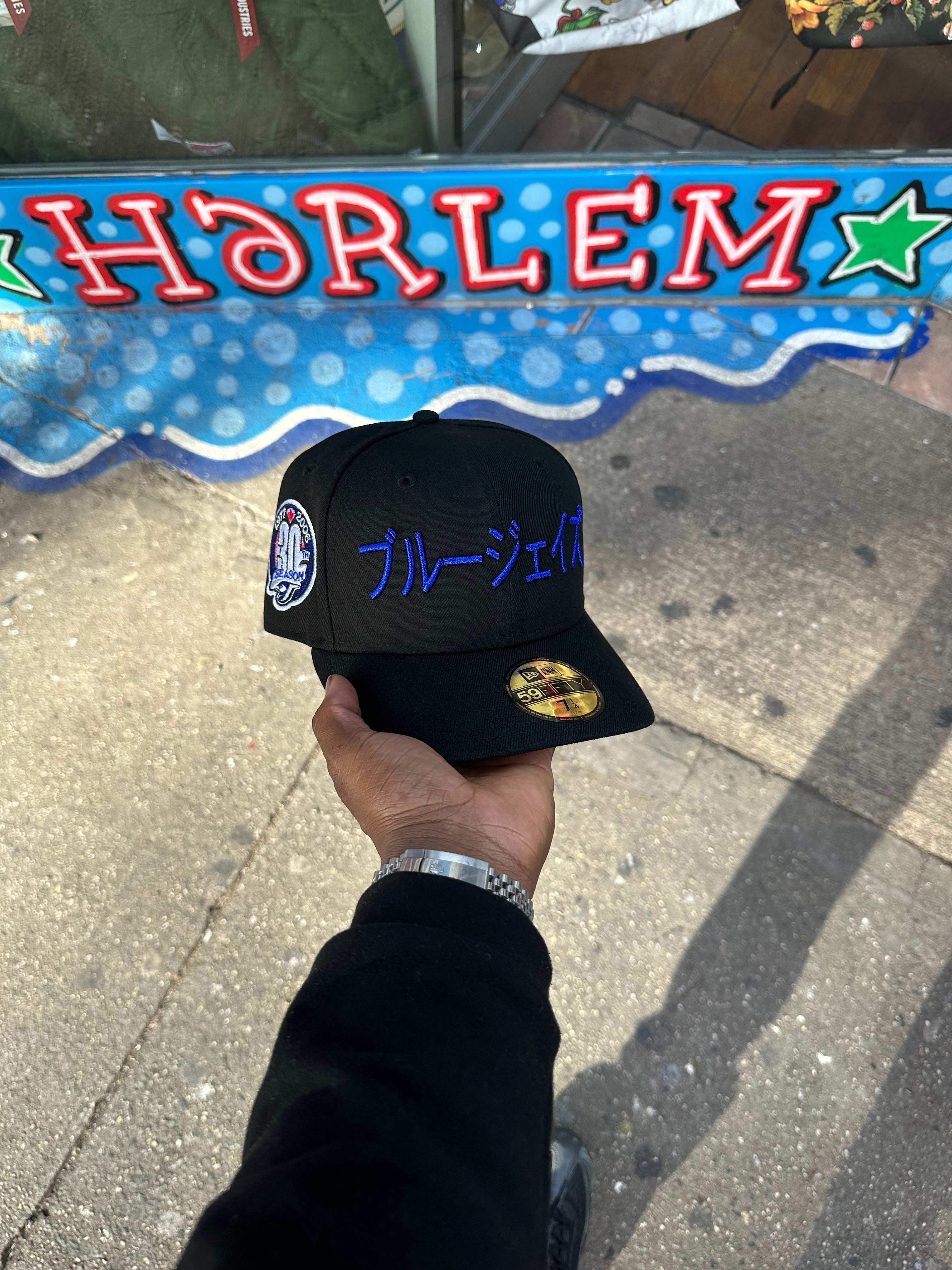 Toronto Blue Jays All Black Katakana Japanese 30Th