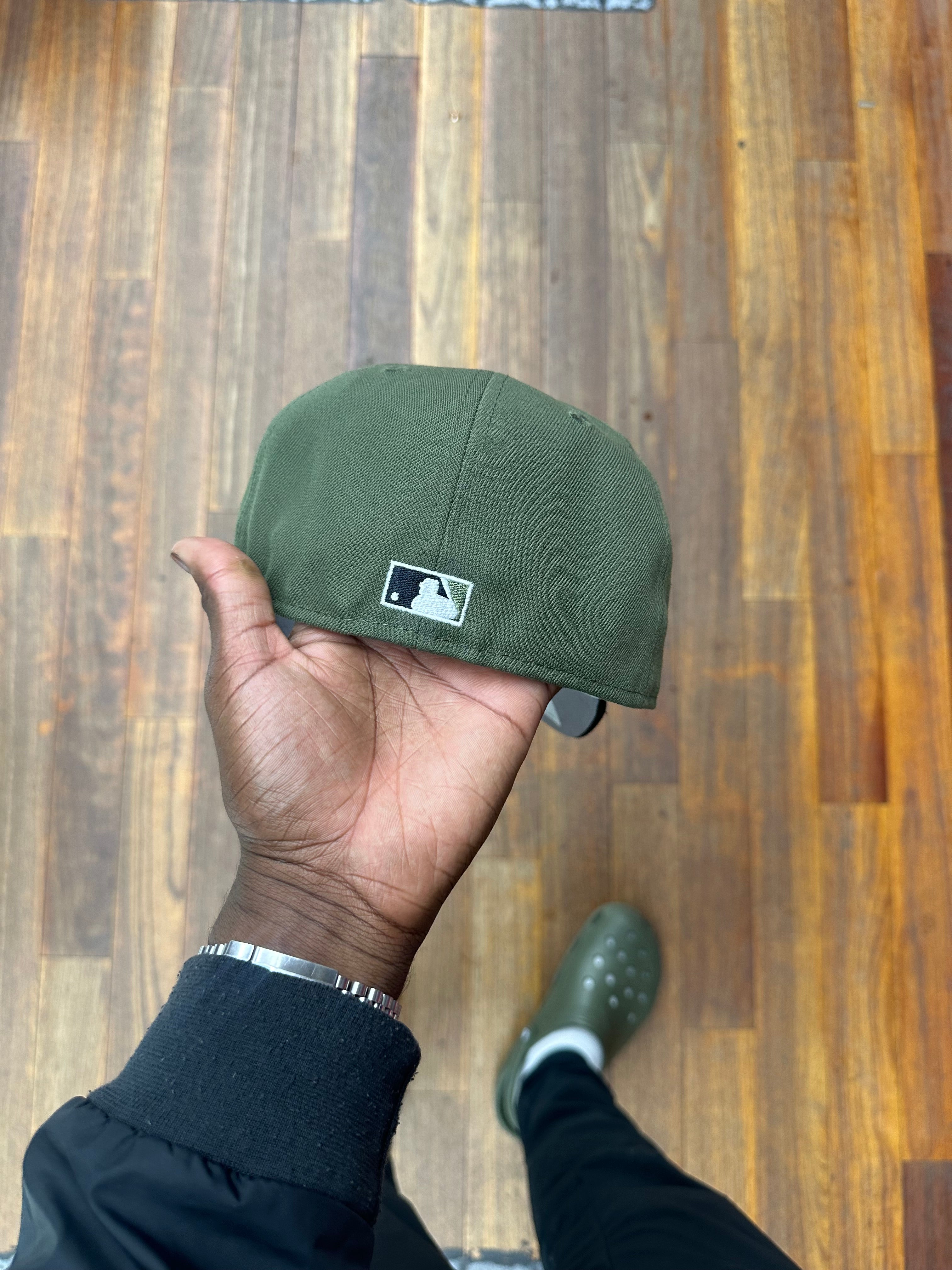 Houston Astros Olive and Black 50th Burgundy Outline