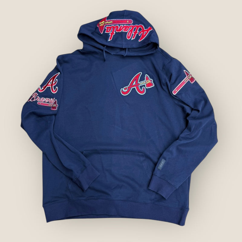 ATLANTA BRAVES Classic Navy Hoodie