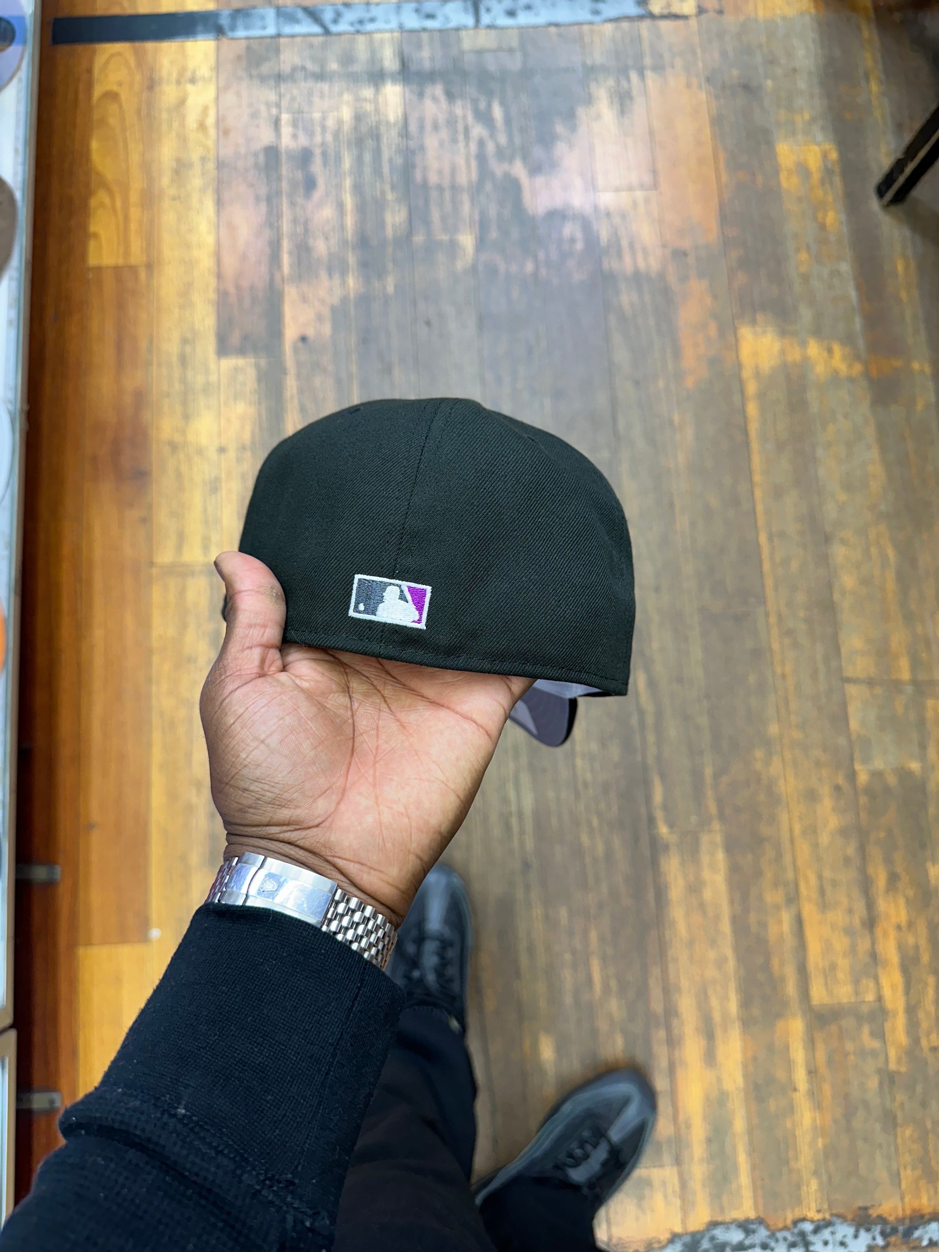 New York Mets All Black City Connect " Purple Outline" 40Th