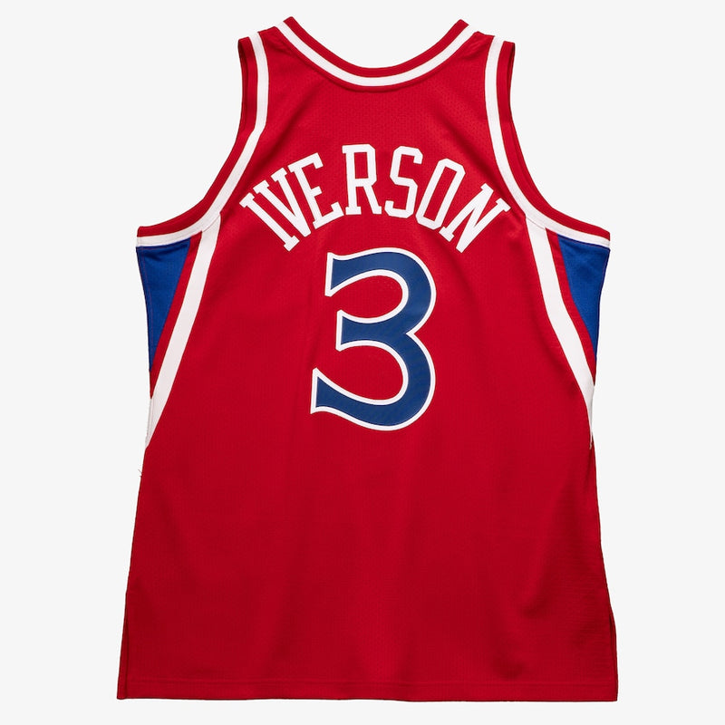 Philadelphia 76ers 96-97 Iverson Red Jersey