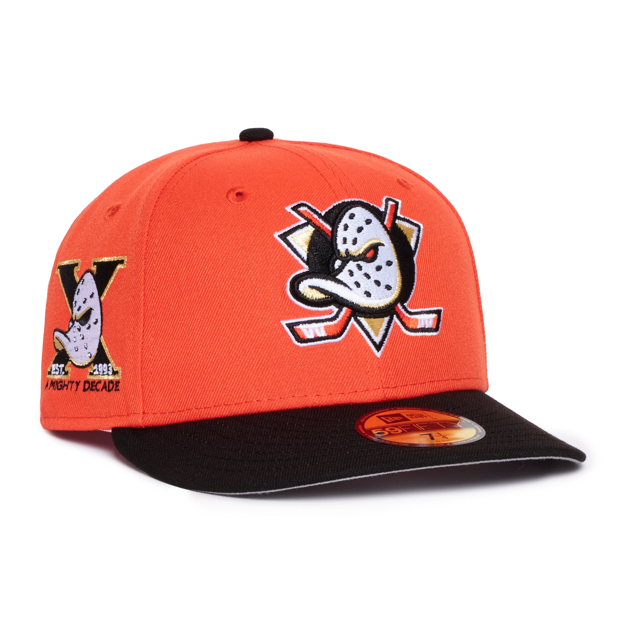 Anaheim Ducks Orange and Black A Mighty Decade X Years