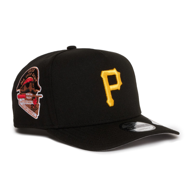 Pittsburgh Pirates All Black 950 AFrame 59 ASG Snap Back