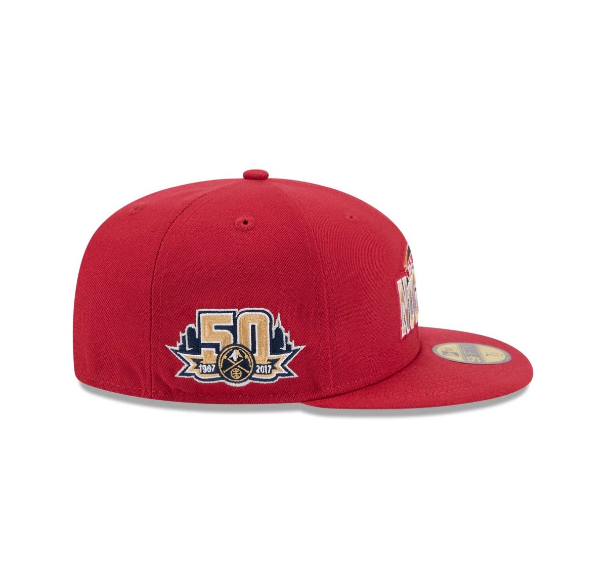 Denver Nuggets Burgundy 50th Grey uv