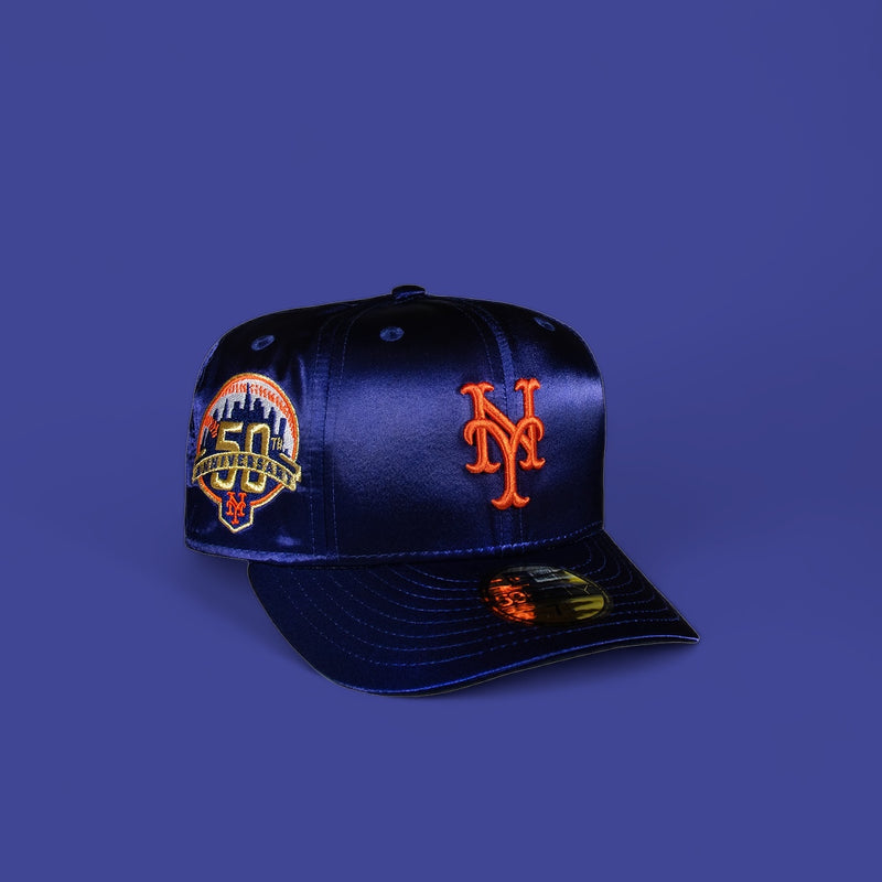 New York Mets All Satin Royal Blue 50Th Anniversary