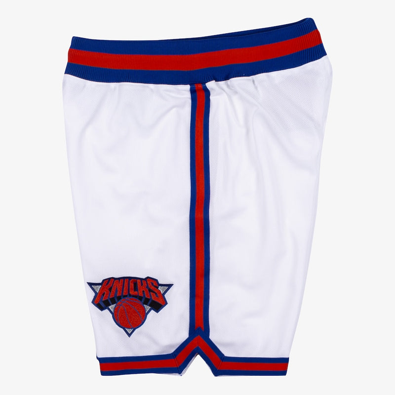 New York Knicks White Authentic Shorts