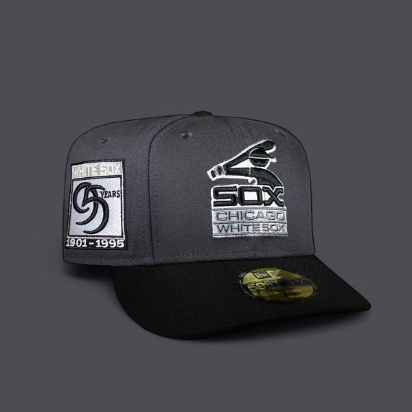 Chicago White Sox Dark Grey and Black 95 Years