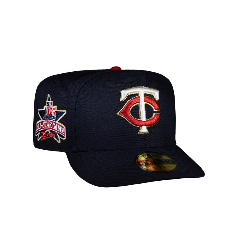 Minnesota Twins All Navy Blue "TC" Logo Gold Outline 85 ASG