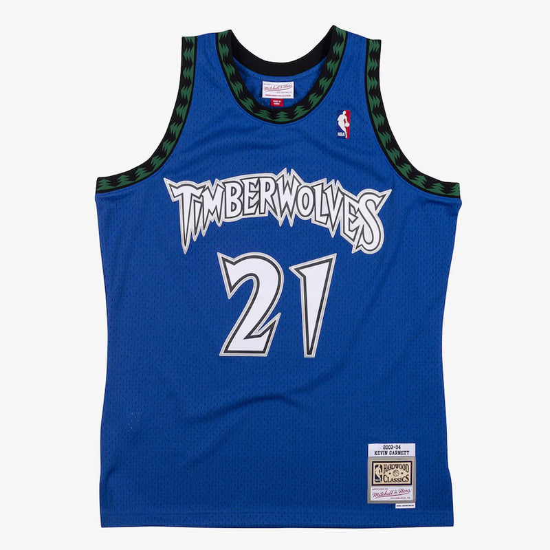 Minnesota Timberwolves Blue 03 Garnett Jersey