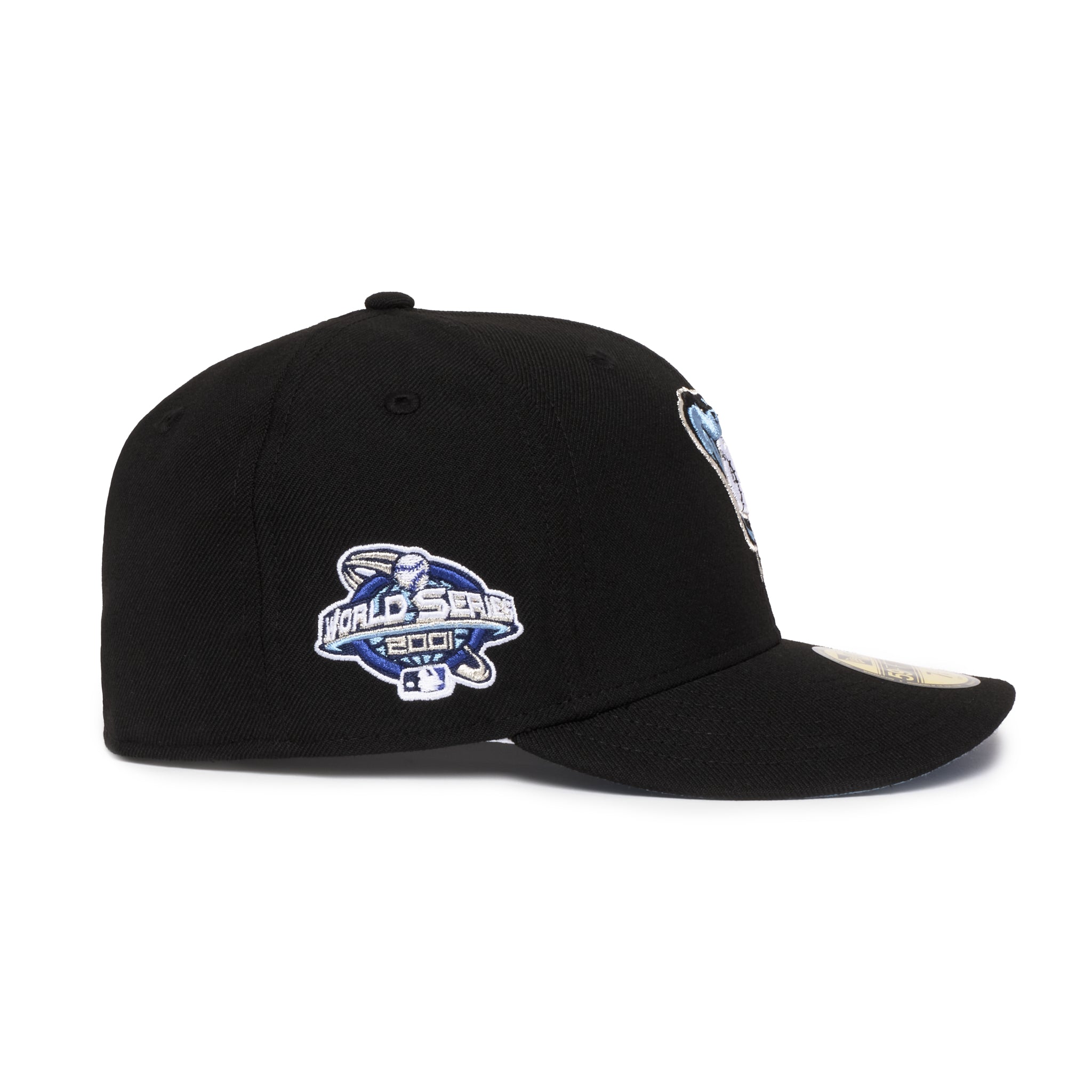 Arizona Diamond Backs Black Sky Snake Logo 2001 World Series