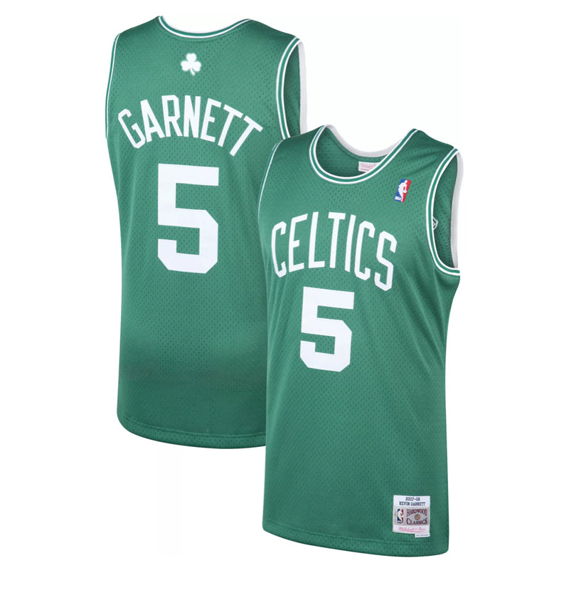 BOSTON CELTICS GREEN GARNETT JERSEY