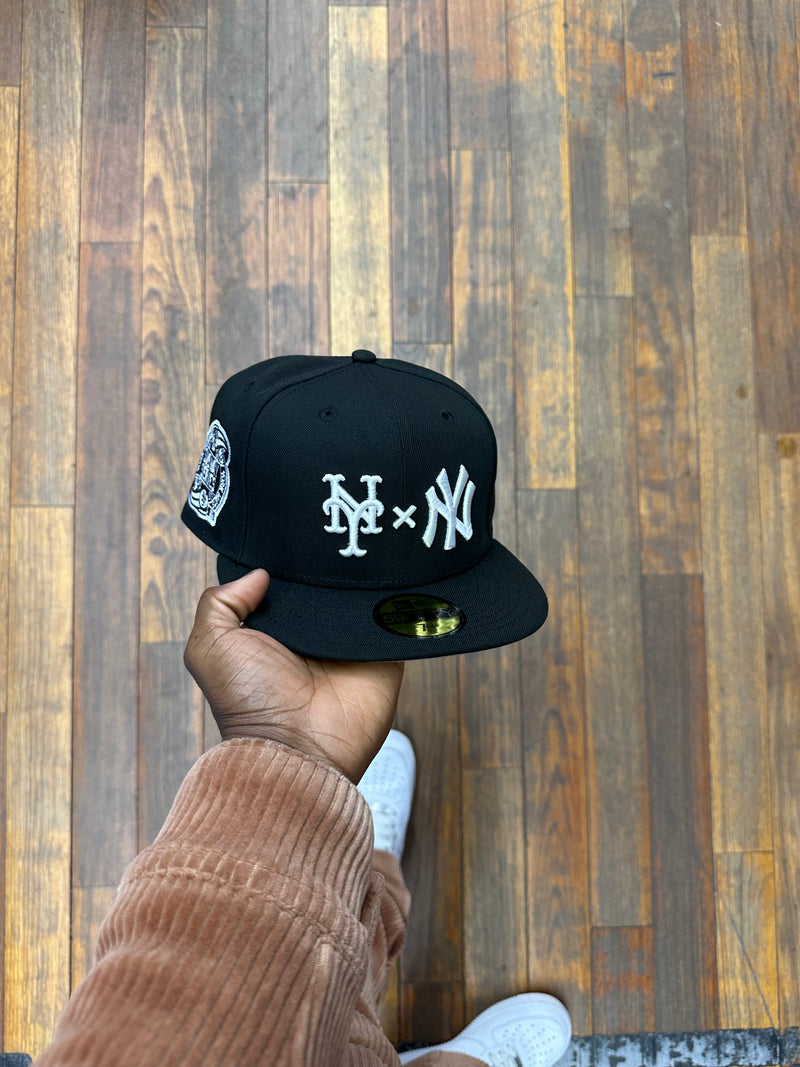 New York Yankees X Mets Black Subway Series Grey UV – CAP USA NYC