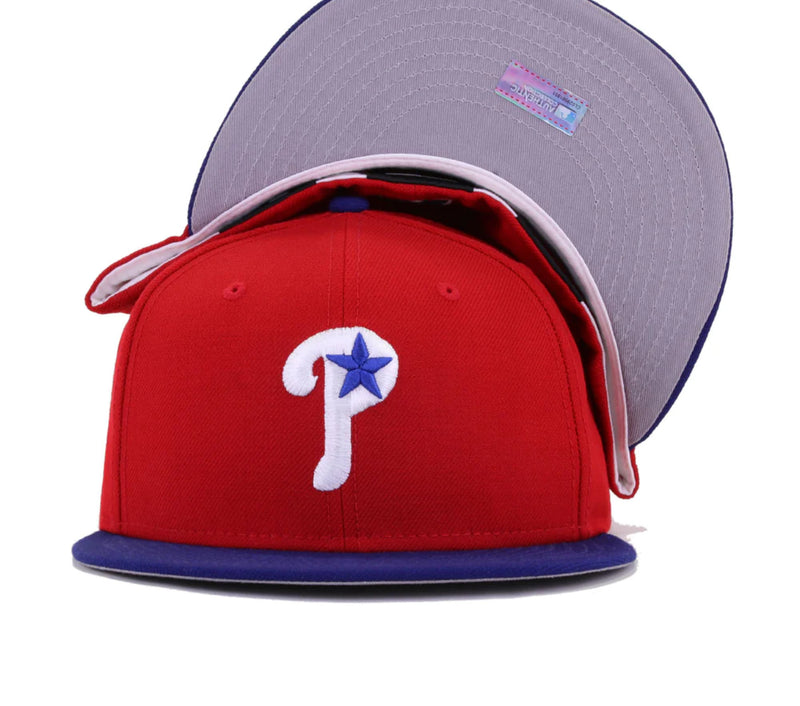 Philadelphia Phillies 2 Tone Red+Blue Grey UV