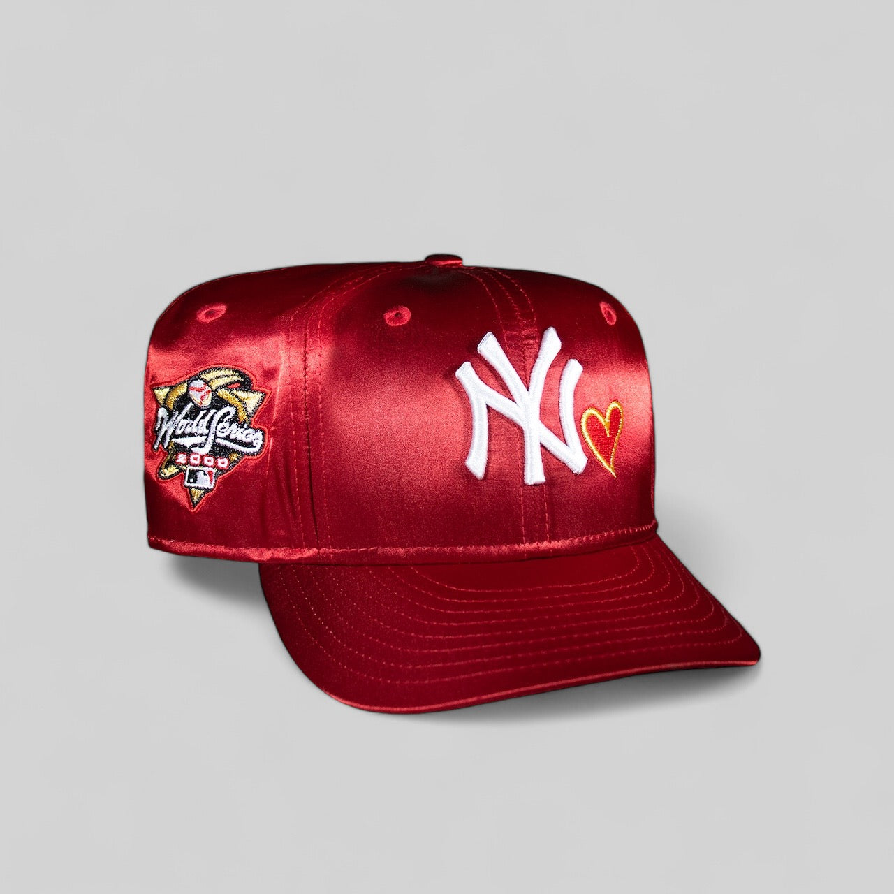 New York Yankees Satin Red Heart 200 World Series – CAP USA NYC