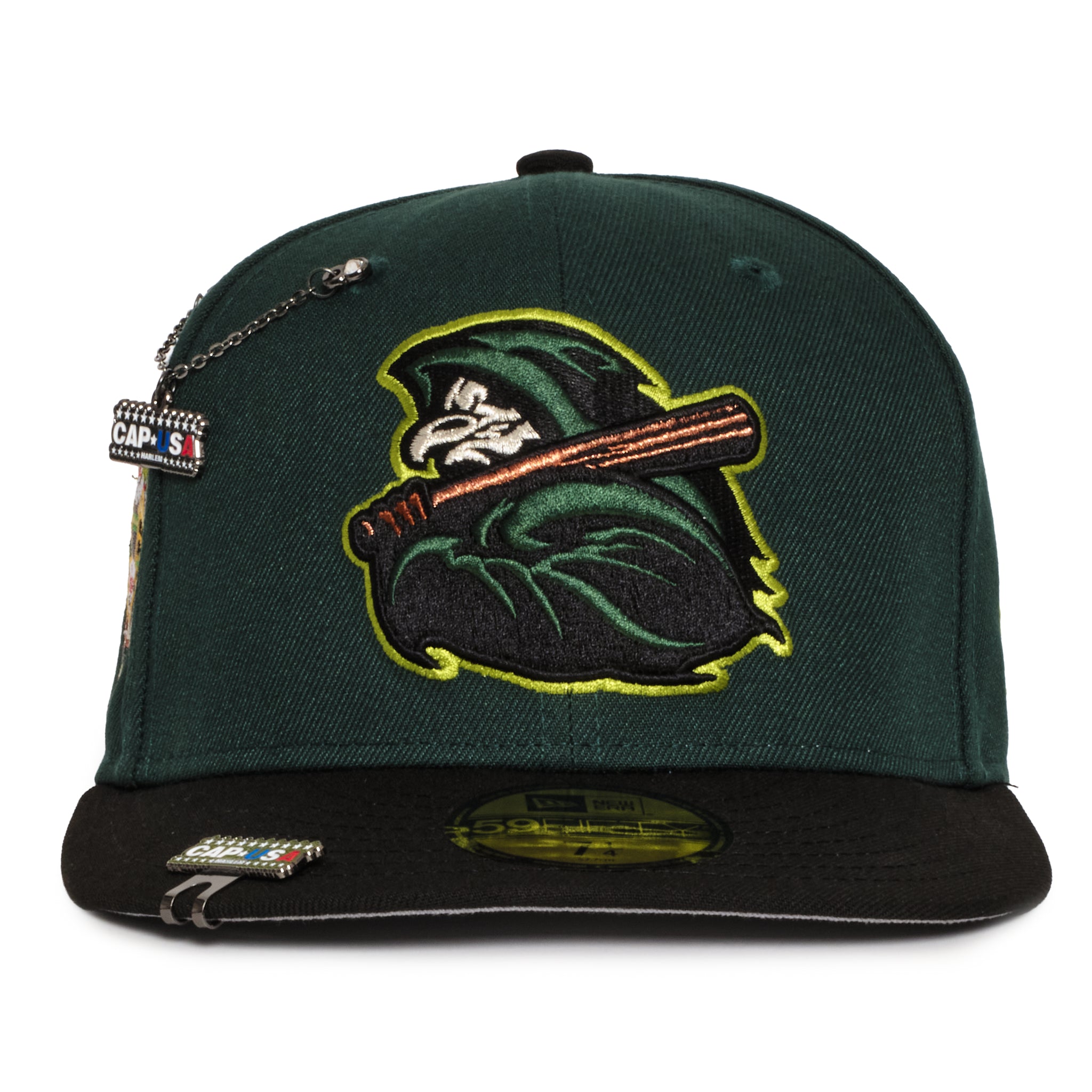 Rochester Red Wings Dark Green & Black 20th Season Grey uv