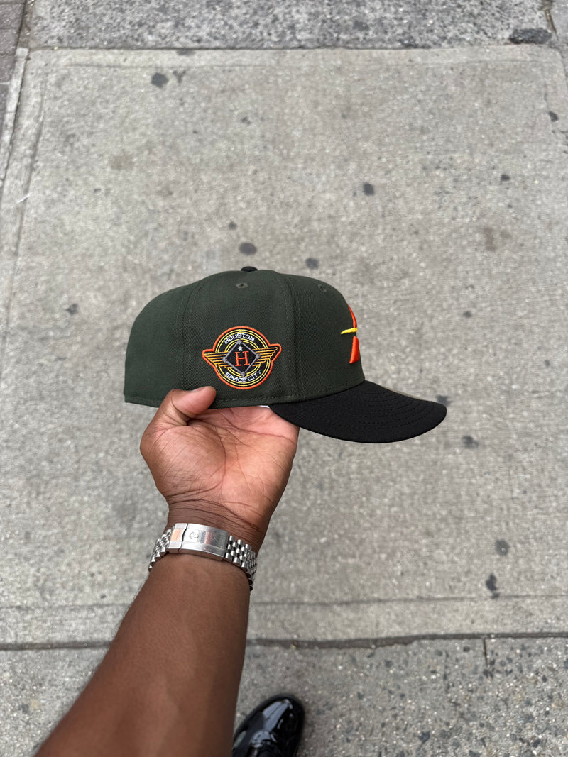 Houston Astros Seaweed Green and Black Space City – CAP USA NYC