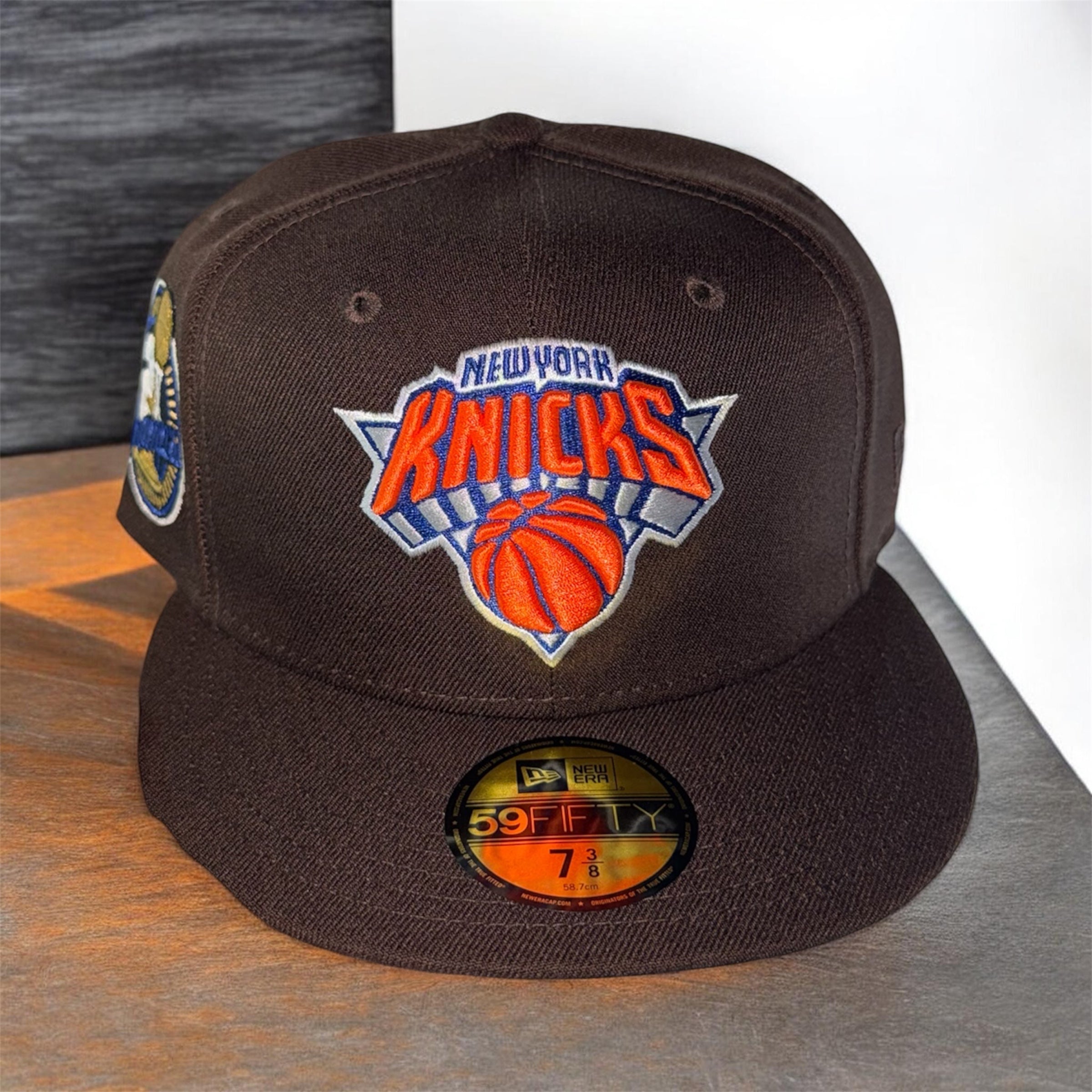 New York Knicks Dark Brown 2X World Champs – CAP USA NYC