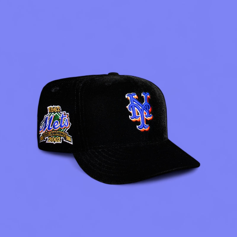 New York Mets All Black Velvet 40Th Anniversary