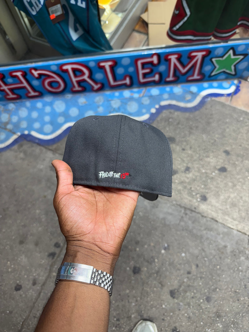 Jason Friday The 13Th All Dark Grey 5950 Fitted