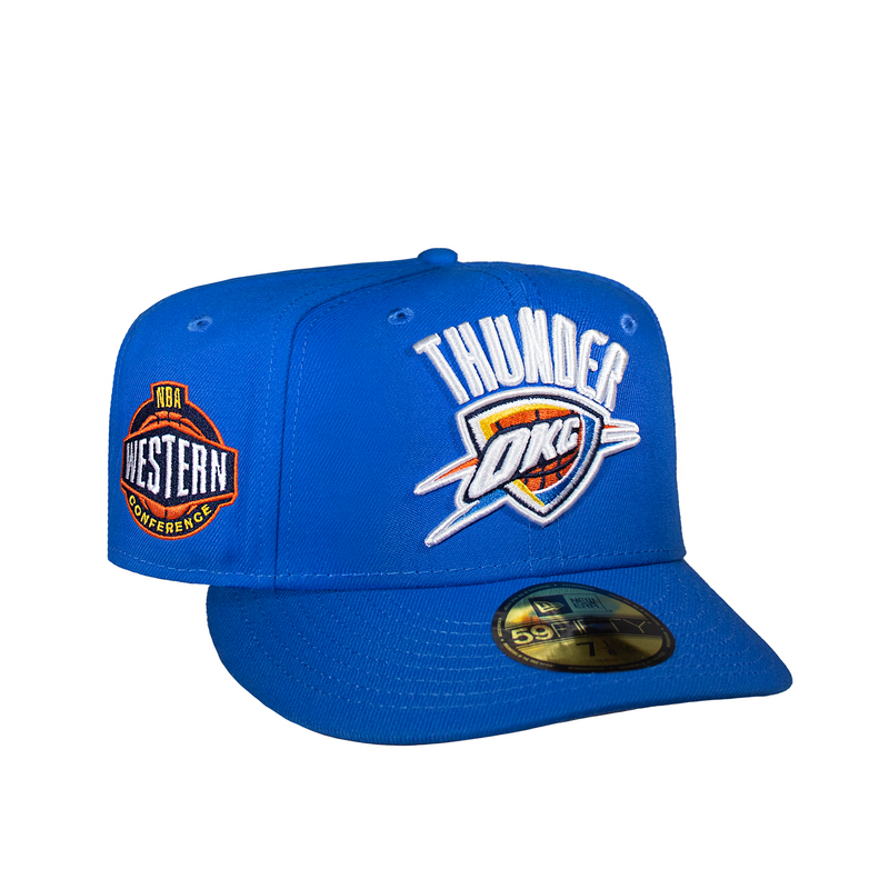 Oklahoma City Thunder Light Blue Fitted Western Conference