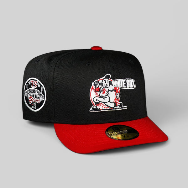 Chicago White Sox Black and Red 75 Years Comiskey Patch