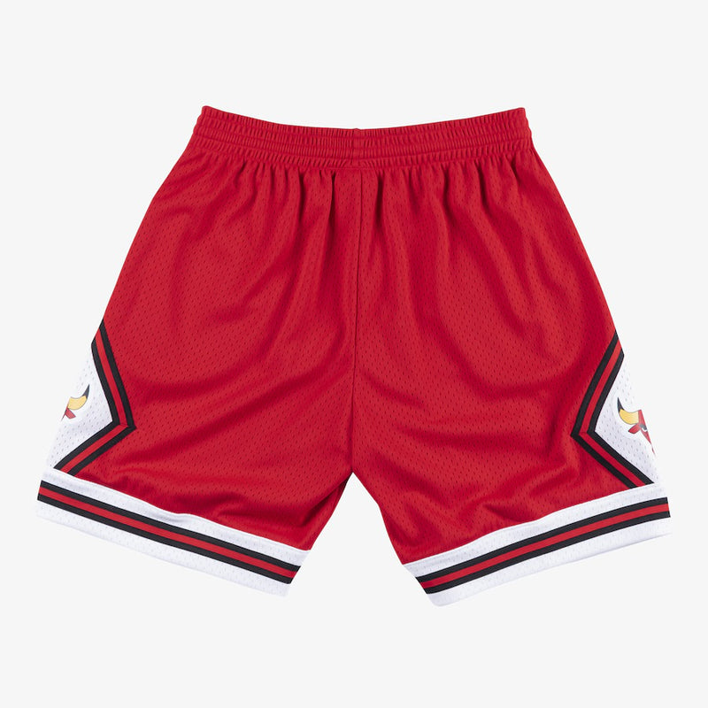 Chicago Bulls Red Shorts Yellow Horns