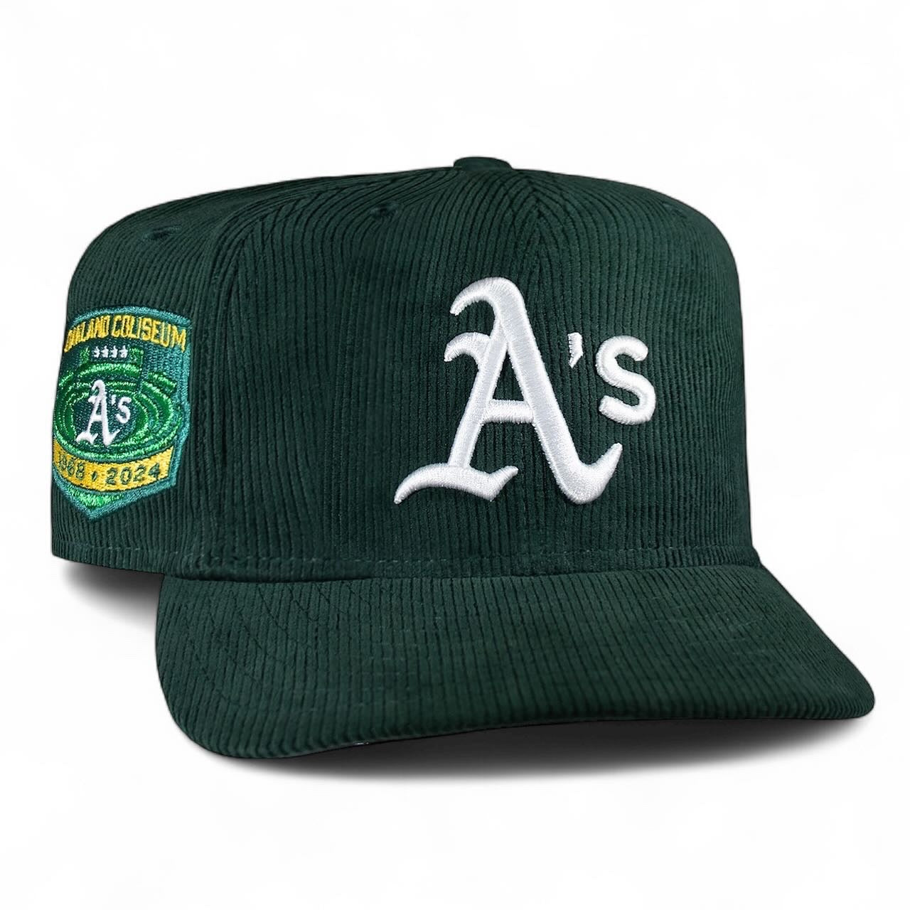 Oakland Athletics All Dark Green Corduroy Coliseum