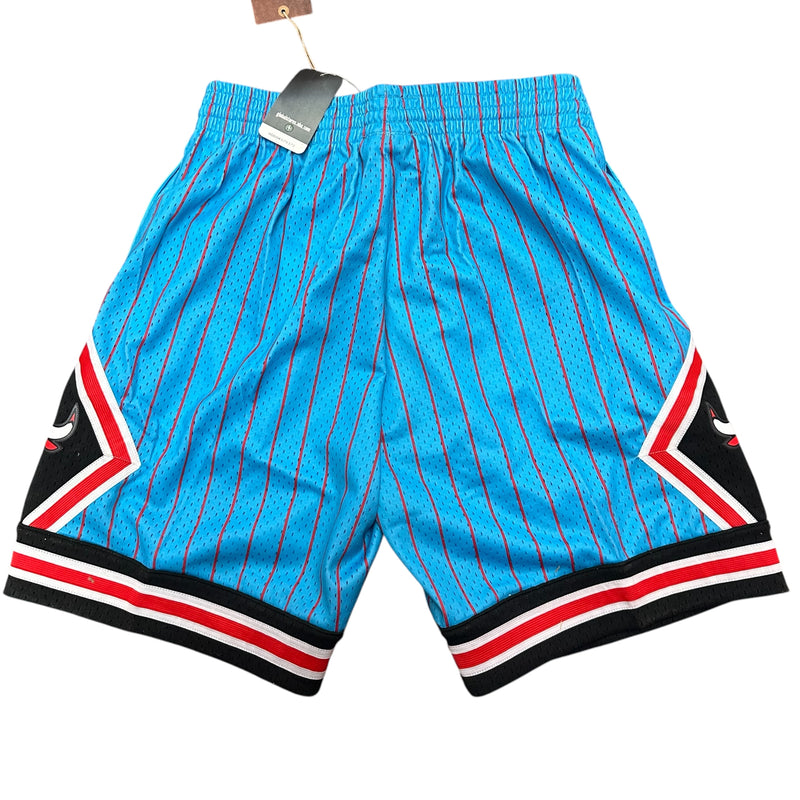 CHICAGO BULLS STRIPED SKY BLUE SHORTS