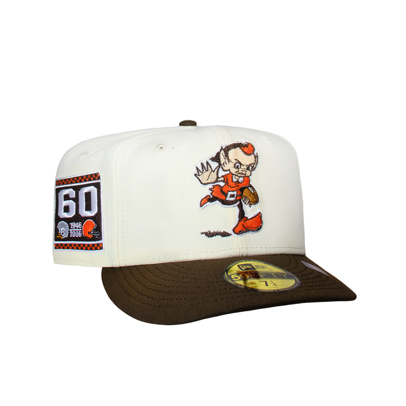 Cleveland Browns Creme and Brown 60Th