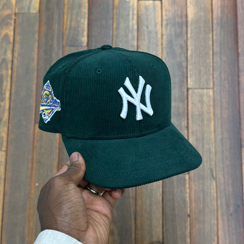 Green Corduroy Yankees Corduroy Hat New York Yankees Dark Green