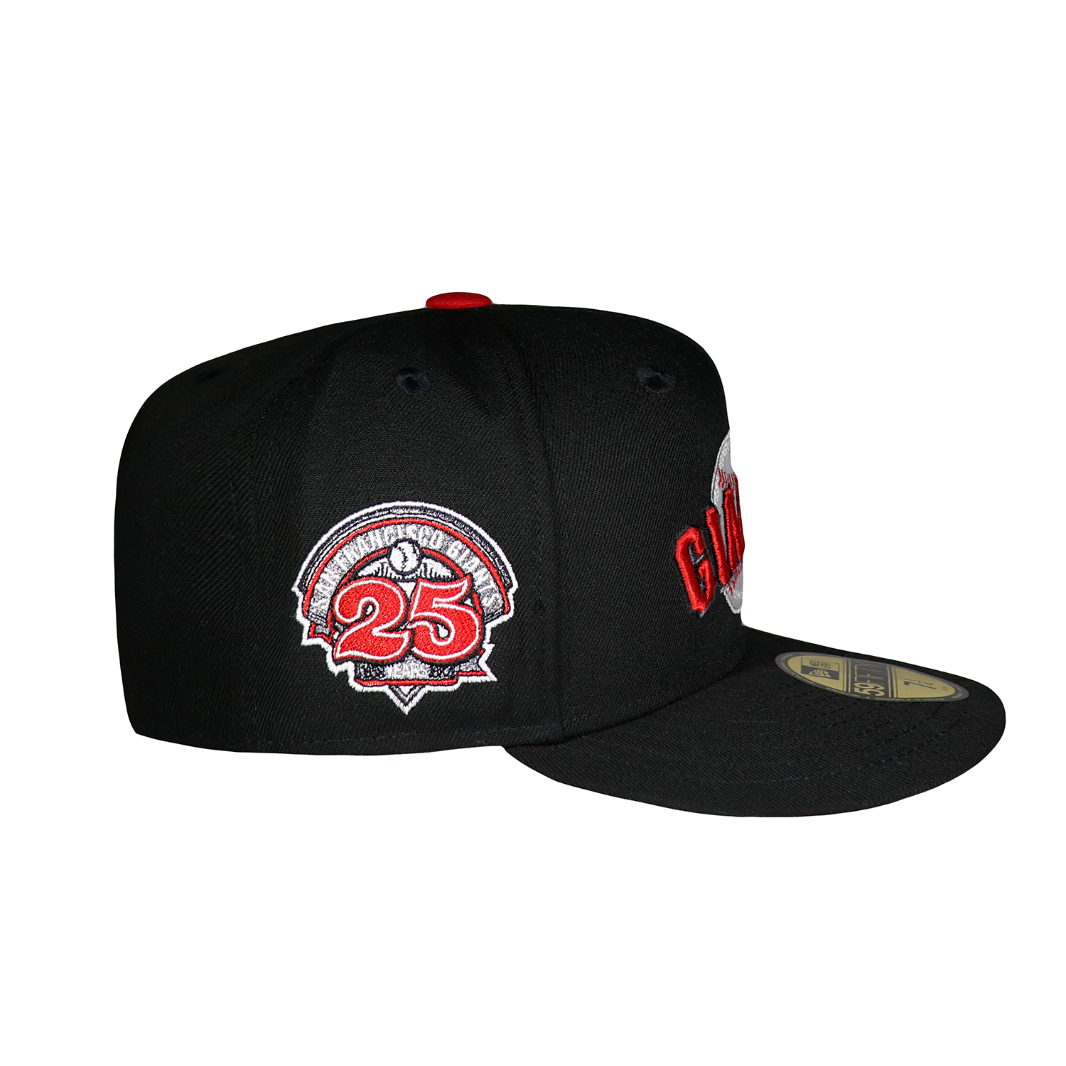 San Francisco Giants All Black w/ Red UV 25 Years
