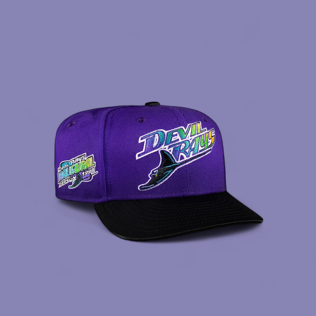 Tampa Bay Rays Purple and Satin Black ING