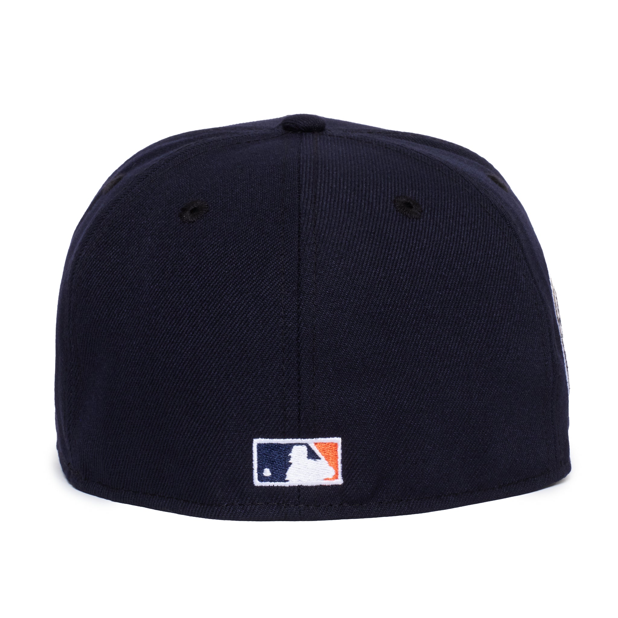 Detroit Tigers All Navy Orange Logo White Outline