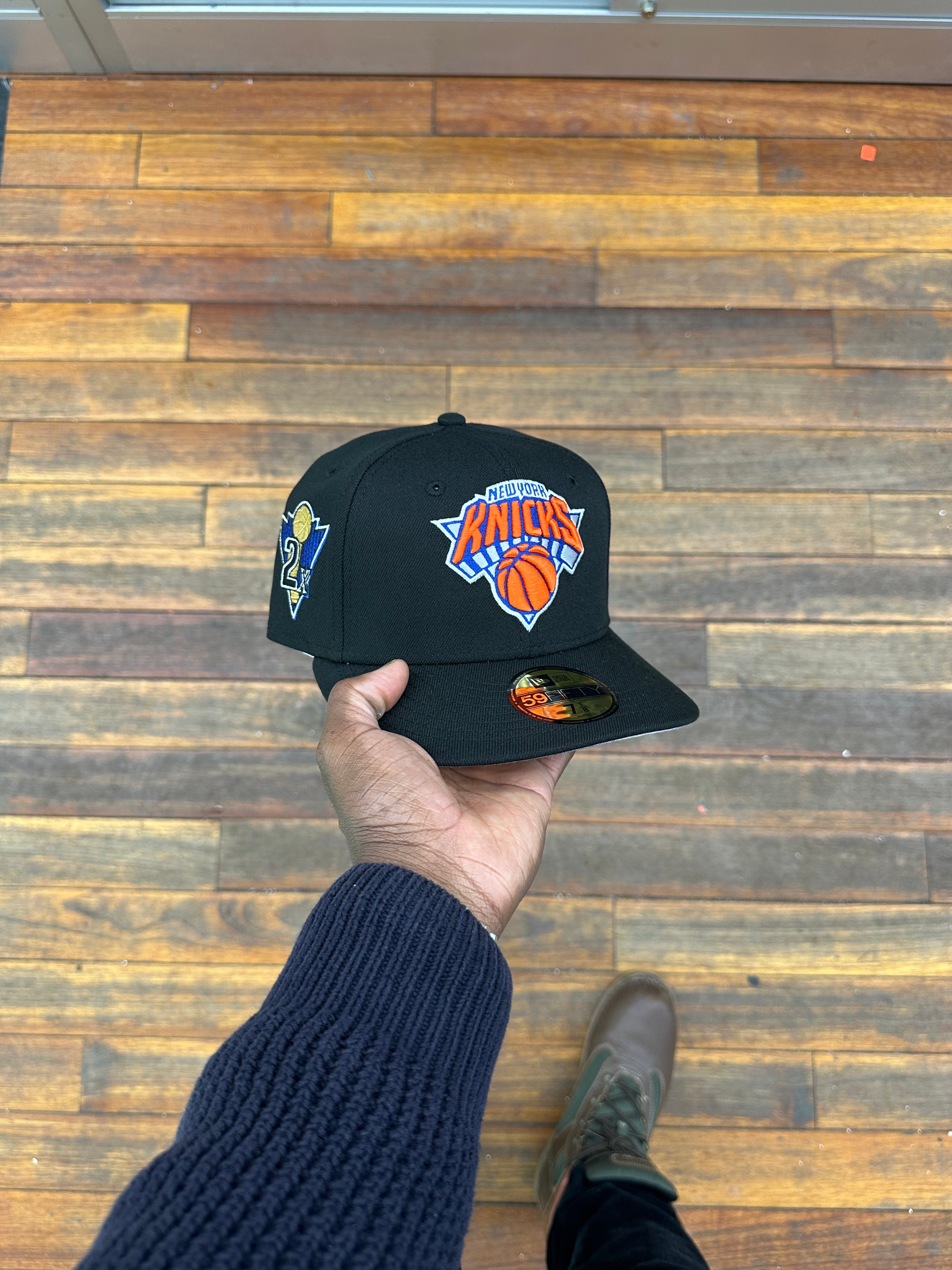 New York Knicks All Black 2X Champs – CAP USA NYC