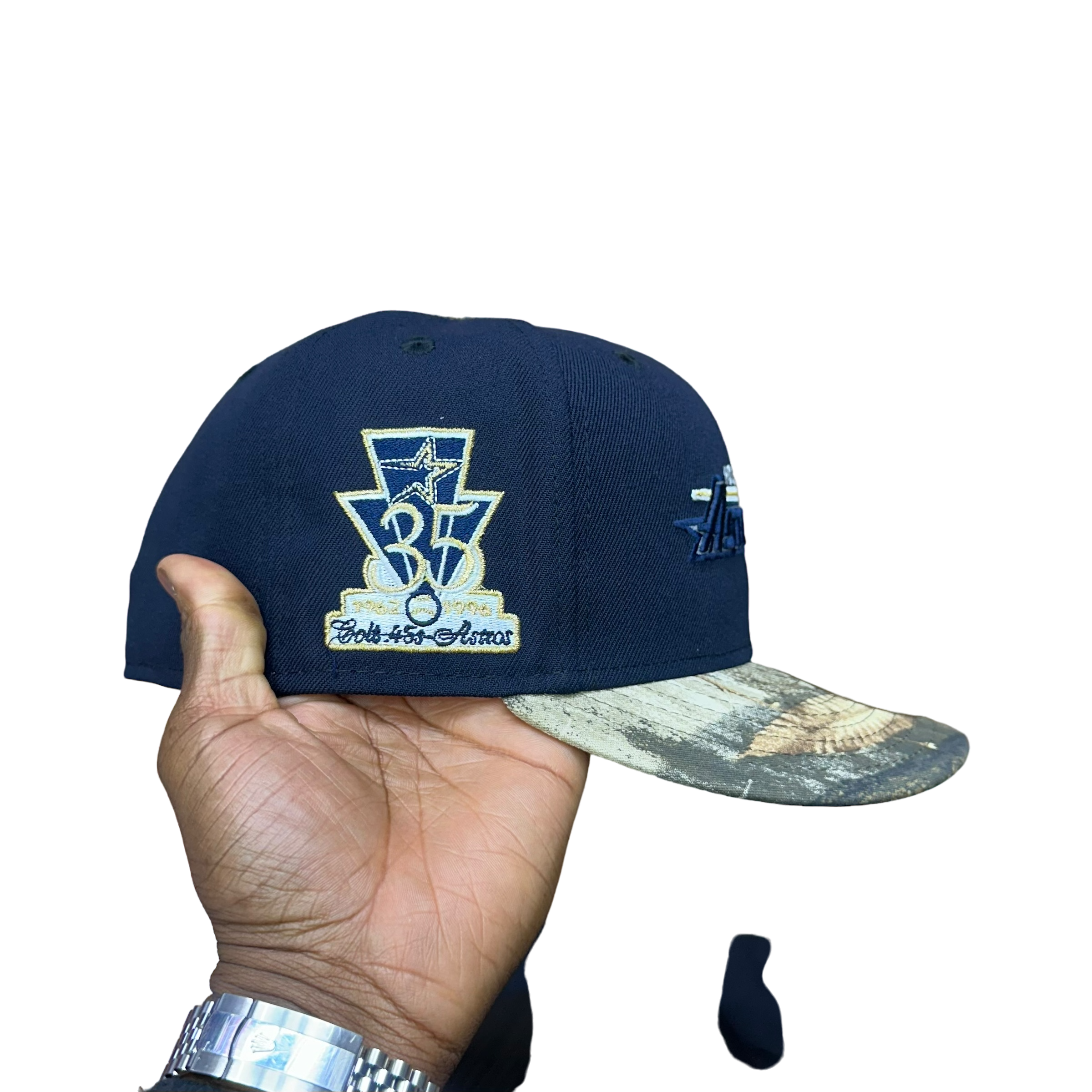 Houston Astros Navy and Real Tree 35Th Anniversary
