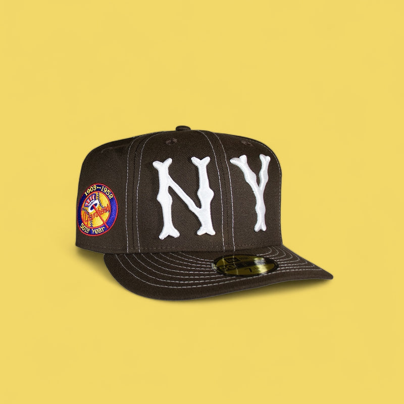 New York Highlanders Brown Contrast Stitching 50Th Anniversary